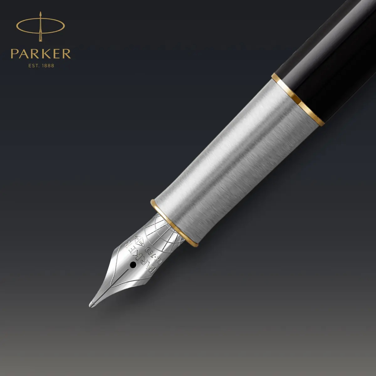 Ручка перьевая Parker Metal Black