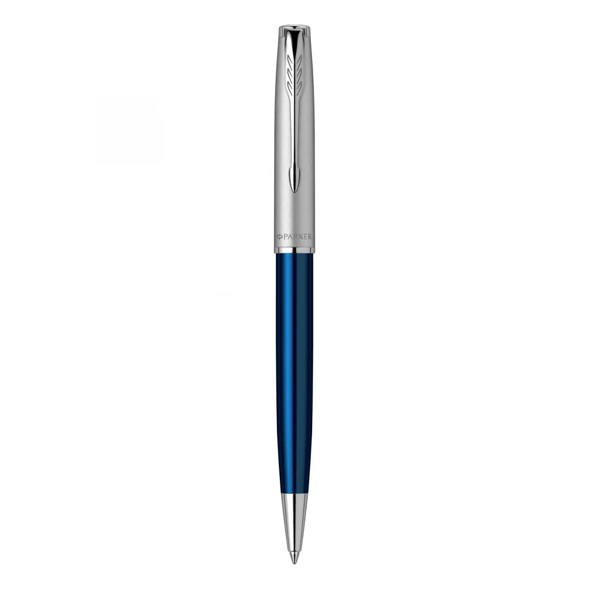 Ручка шариковая Parker Blue Chrome
