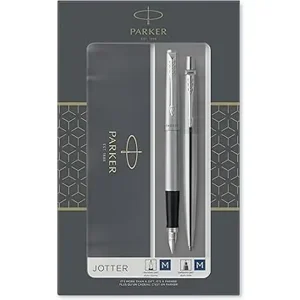 Набор Parker Jotter Royal Standard – перьевая ручка + шариковая ручка SS CT