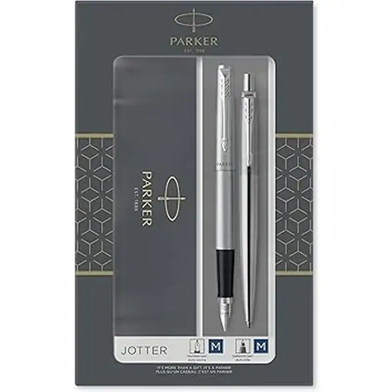 Set Parker Frontier – Stilou Black CT + Mapă