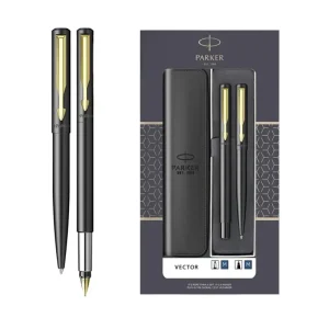 Set Parker Vector – Stilou + Pix Black GT + Etui