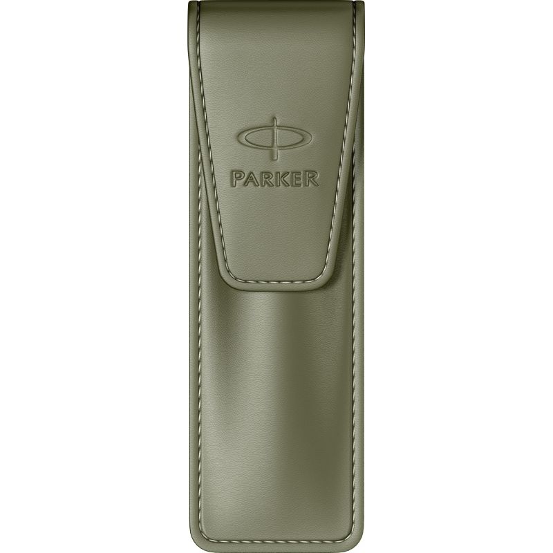 Etui Parker din piele naturală pentru 2 instrumente de scris ASS - imagine 2
